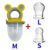Alimentatore Frutta Cibo Silicone Senza BPA per Bambini Sacchetti Alimentazione Toddler Tettarella Nipple Soother per Neonati Masticatore Alimentazione Neonato