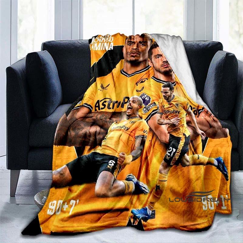 Customizable Wolf 3D Printed Sofa Blanket Living Room Bedroom Study Shawl Super Soft Warm Blanket Birthday Gift