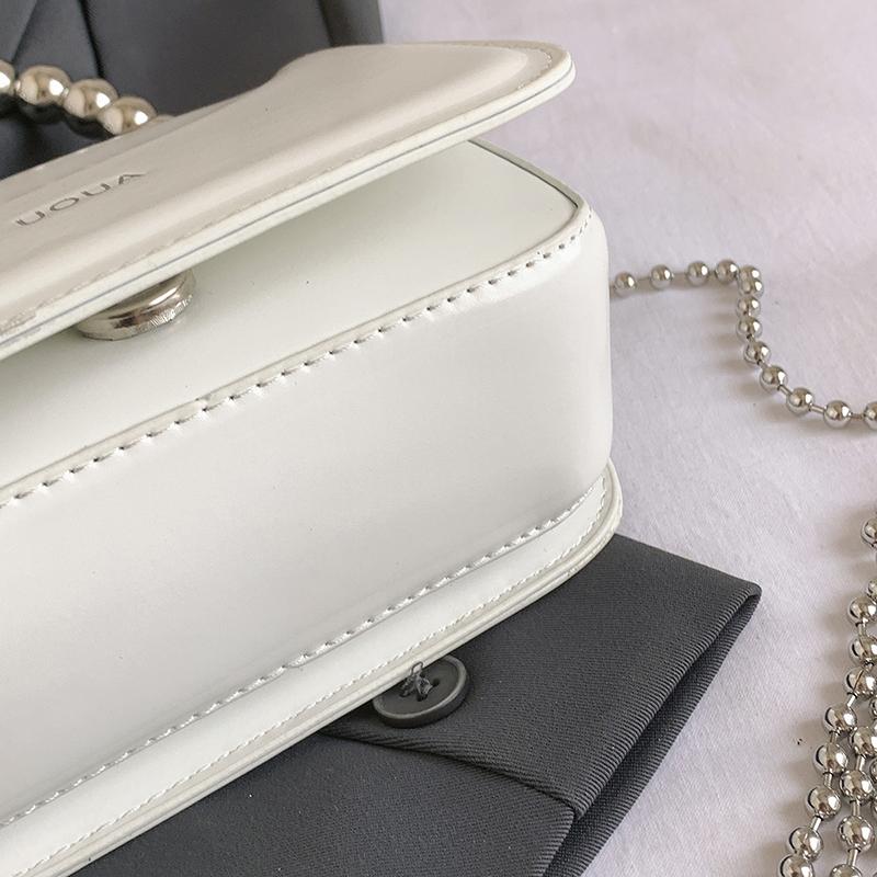 Exquisite fashion beaded handbag bag women's new foreign style versatile solid color shoulder bag high texture trend messenger bag