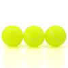 Durable 6.5cm Rubber Ball For Pets Bright Green And Orange