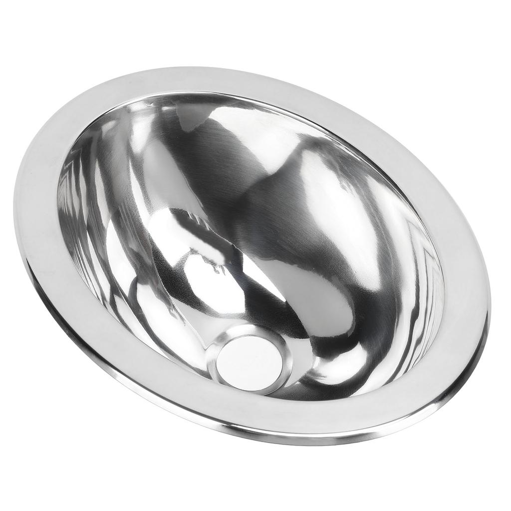 Jednodřezový barový dřez 290x220x120mm Leštěný nerezový kuchyňský dřez s 40mm odtokovým otvorem pro