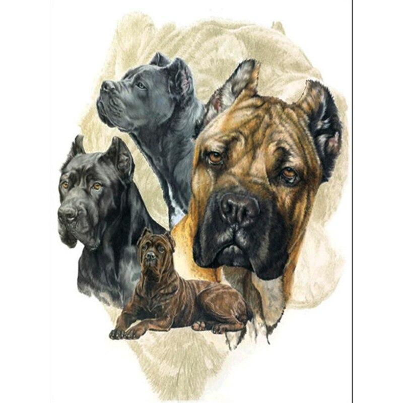 5D DIY Diamond Painting Kit  Dogs  Art Diamond Embroidery Rhinestones Decorations for Home