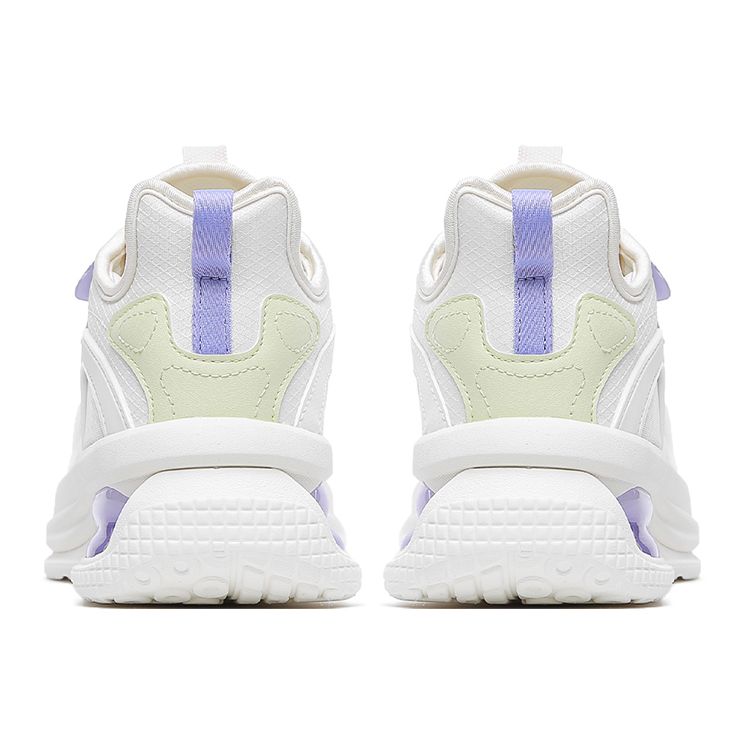 Anta Zapatillas Deportivas Casuales de Caña Baja con Absorción de Impactos Antideslizantes Resistentes al Desgaste para Mujer Blanco Morado 122138812-2