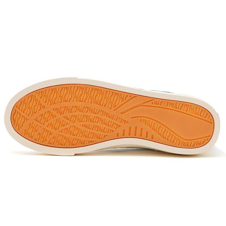 New LINING 180 Cozy Skateboarding Shoes White Green Women's AECS004-1