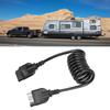 5 Pin Trailer Light Wire Harness Connector Plug Extension Cable Wire Socket Male