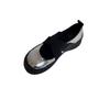 Cowhide version~ silent platform sports style loafers women's 2025 new cross-elastic Mary Jane shoes single shoes