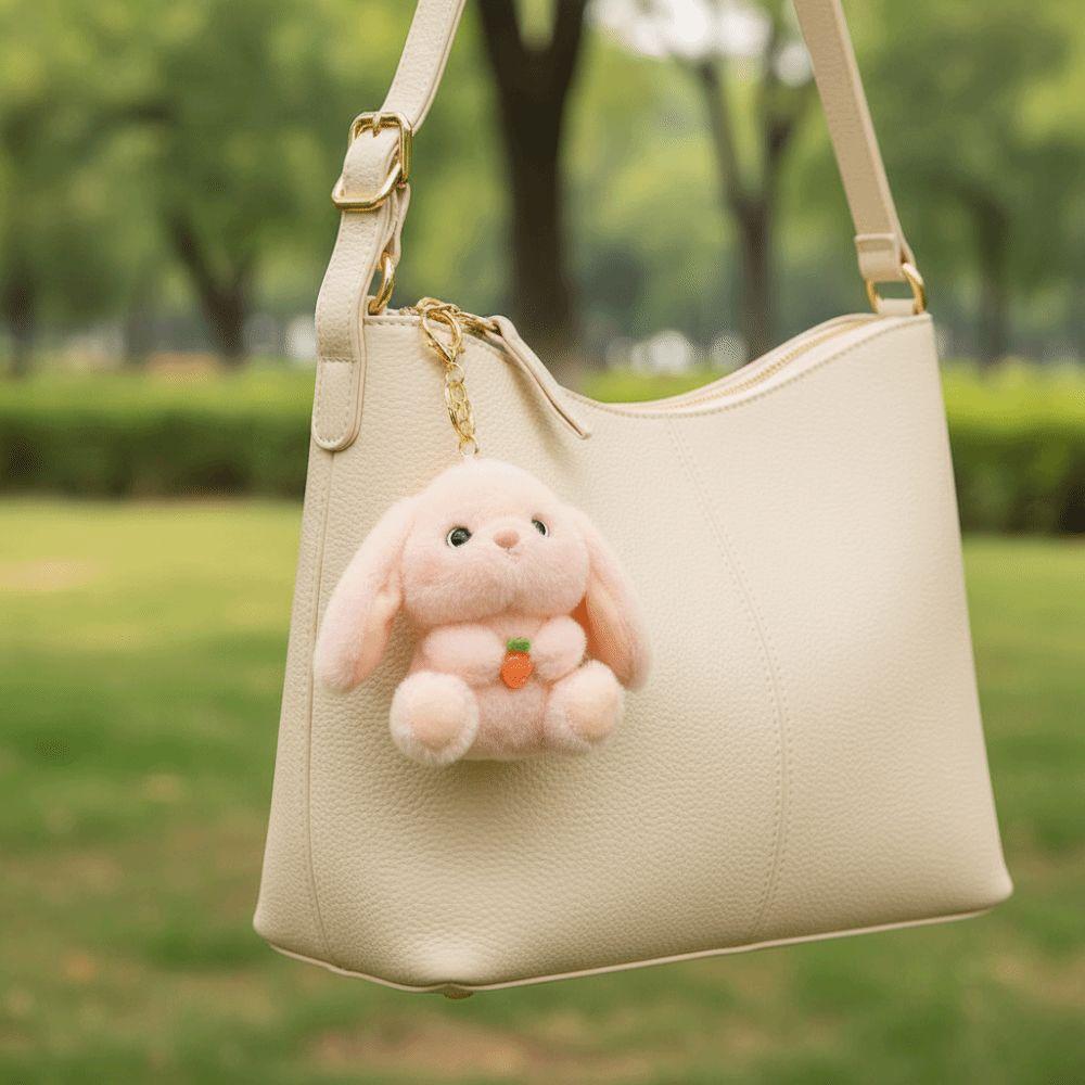 Plush Doll Plush Bunny Keychain Animal Bear Rabbit Bag Pendant Boys and Girls