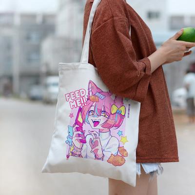 Japonská kreslená plátěná taška ležérní punk hip-hop Anime Dámská taška Harajuku y2k velkokapacitní nákupní taška kawaii tašky přes rameno