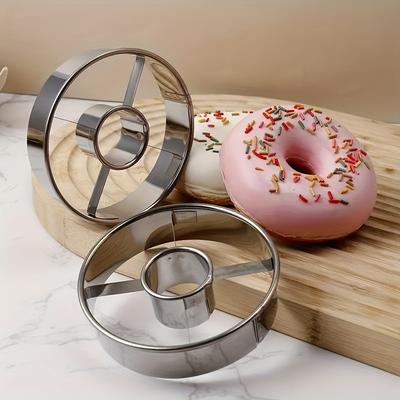 1PC Donut MoldsChocolate Cake MoldsMousse Ring Round Cookie Cutter MoldsCake Decorating Baking Supplies