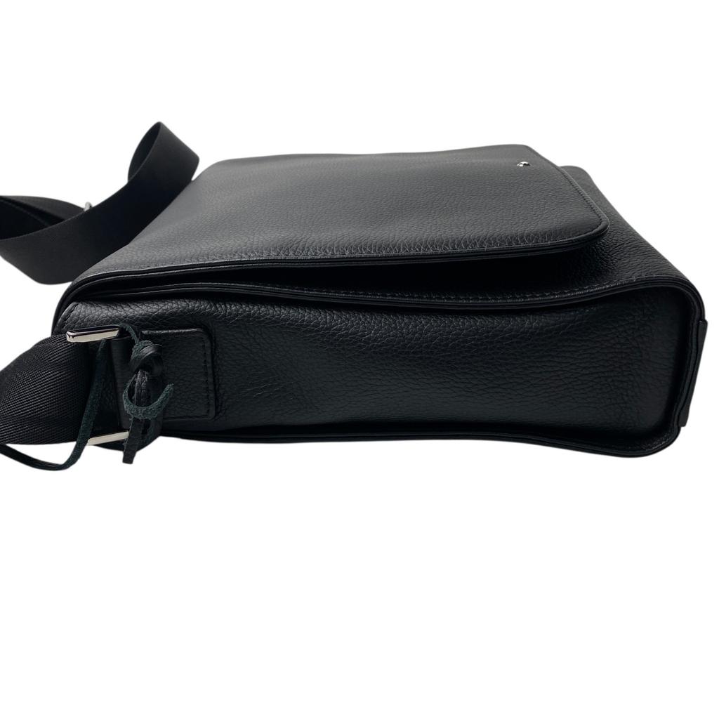 Used MONTBLANCShoulder Bag black leather mens