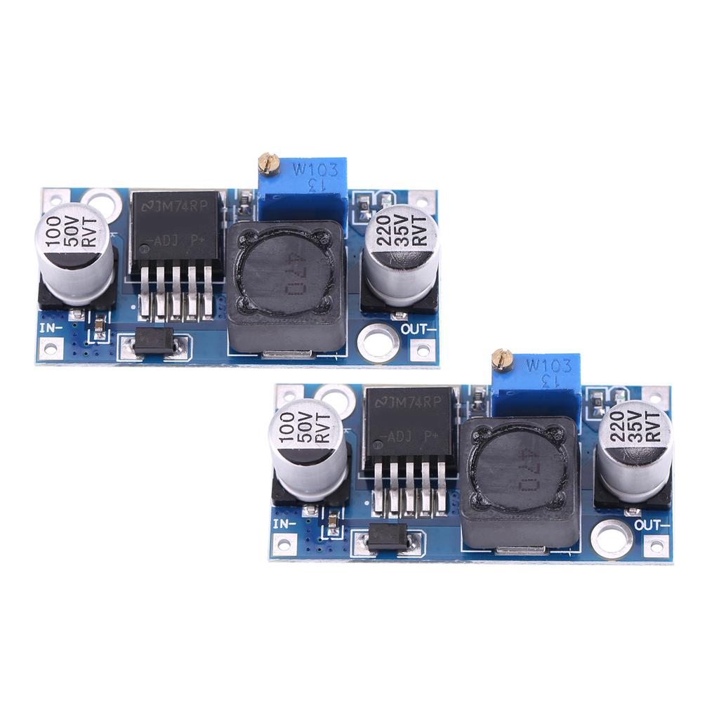 2 buc - Module de sursă de alimentare descendente ajustabile Convertoare 3.2V~35V la 1.25V~35V 3A