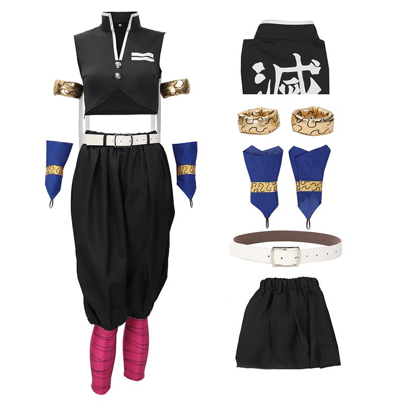 

WENAM Женская версия Узуй Тенген Костюм для косплея Командная форма Вечеринка Карнавал Черный костюм Аниме Хэллоуин Одежда для вечеринки XL