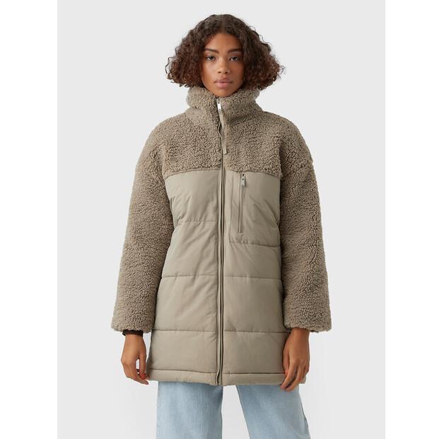 

Демисезонная куртка Vero Moda Edith 10267692 бежевого цвета, свободного кроя XL