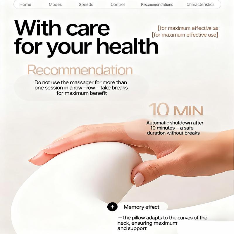 Multifunctional Household Shoulder and Neck Massage Pillow - Heating Neck Care Device with Vibration and Kneading,Shawl Massager,Travel Massage Pillow