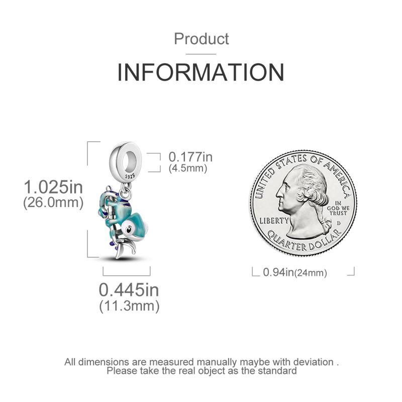 Charms Bead Copper Temperature-Chameleon Dangle Fit Bangle Bracelet Necklace Diy Jewelry