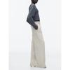 Za2024 Summer New Product Women's Clothes Casual All-Matching Straight Pleated High Waist Wide Leg Pants Pants 8372124 812