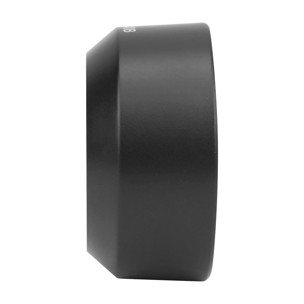 LH-40B Quality Portable Plastic Camera Lens Hood Shade for M.ZUIKO 45mm f1.8(silver)