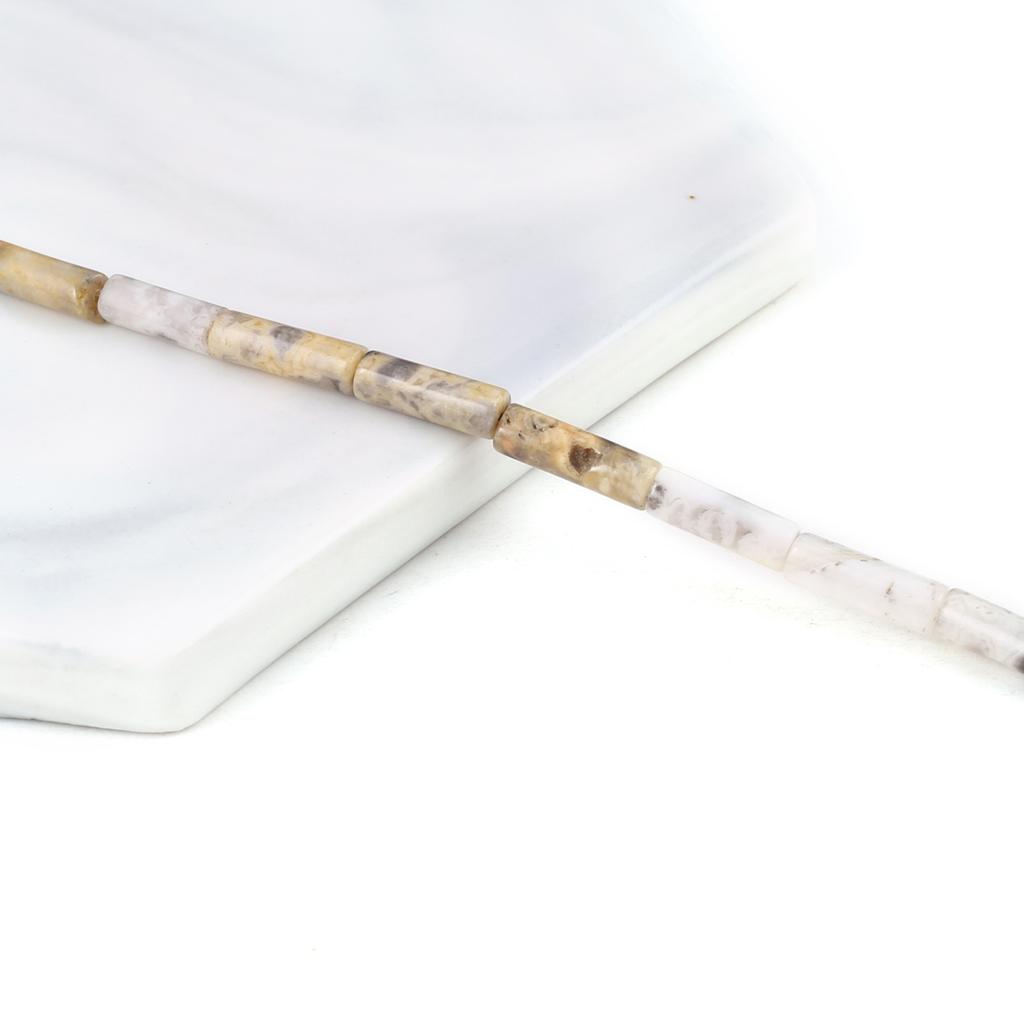 Natural Stone Beads Gold Swan/Turquoise Cylindrical Isolation Bead For Jewelry Making DIY Necklace Bracelet Earrings Accessory