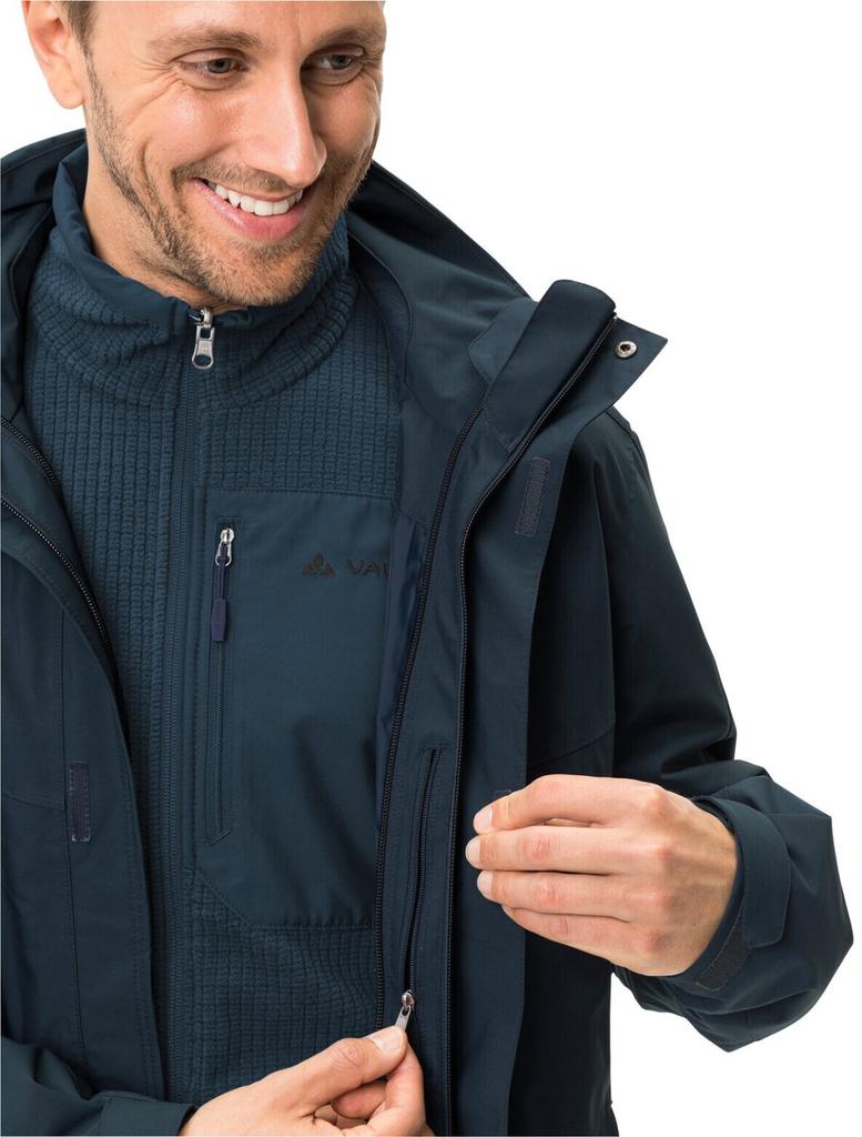 VAUDE Мужская куртка Idris 3in1 Parka III темное море