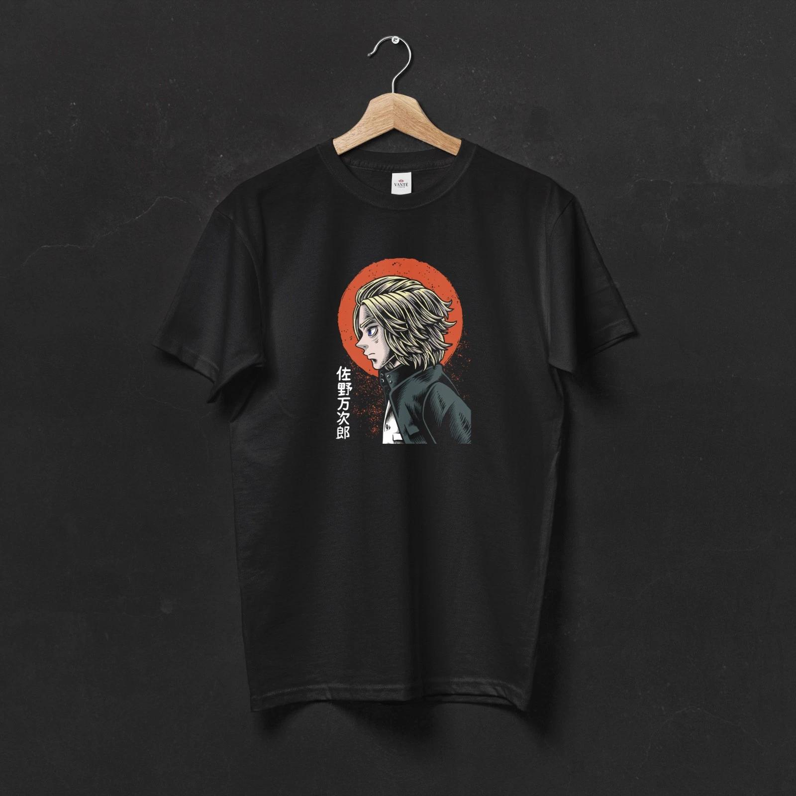 

Mikey Manjiro Toman Leader Graphic Anime T-Shirt Men Unisex Heavy Cotton Tee 4XL