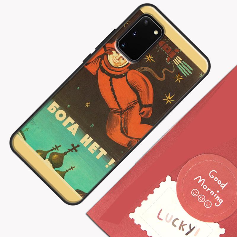 Vintage Stalin USSR CCCP Case For Samsung Galaxy S22 S21 S23 Ultra Note 20 S8 S9 S10 Note 10 Plus S20 FE Back Cover