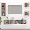 VidaXL Ensemble de meubles TV 5 pcs Gris béton Bois d'ingénierie 3114441