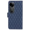 For Vivo S19 5G/V40 5G Case Rhombus Splicing Leather Phone Cover