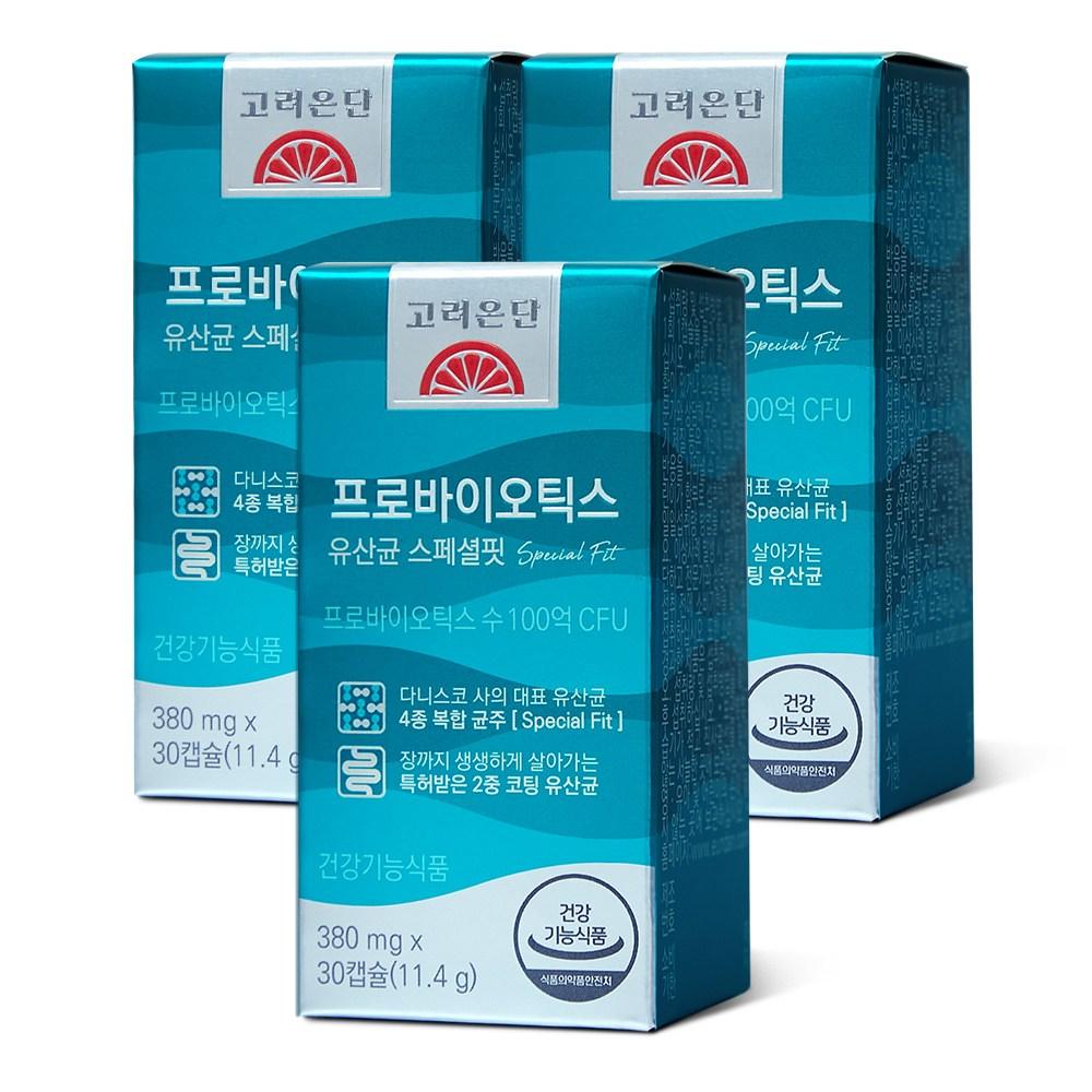Koryo Eundan Probiotics Special Fit 10 Billion Lactic Acid Bacteria 11.4g 30 Tablets 3 pcs