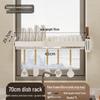 Adjustable Stainless Steel Window Sill Kitchen Rack with Dish Drainer