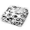 Eye Pattern Blanket Quality Soft  Throw Blanket Winter Kids Adult Home Decor Fluffy Bedspread