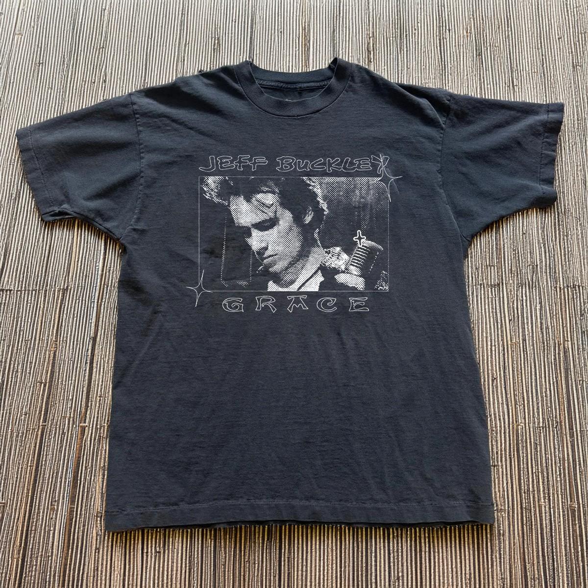 Jeff Buckley Shirt Jeff Buckley Grace shirt, Unisex Black T-shirt Size S-5XL L