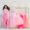 Luxury Pink Lace Dresses Doll Dresses Clothes Suit for 1/6 BJD 30cm Supermodel Dolls