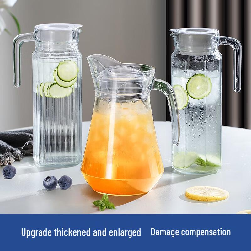 Heat-Resistant Glass Water Pitcher Set
