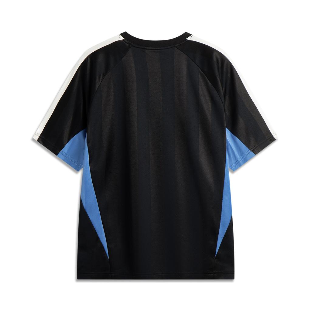 Li Ning Sports Lifestyle Series American Retro Casual Comfortable Simple Round Neck Versatile Short Sleeve T-Shirt Men T-Shirts Black AHSV759-2
