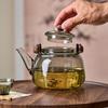 Heat-Resistant Glass Teapot with Infuser