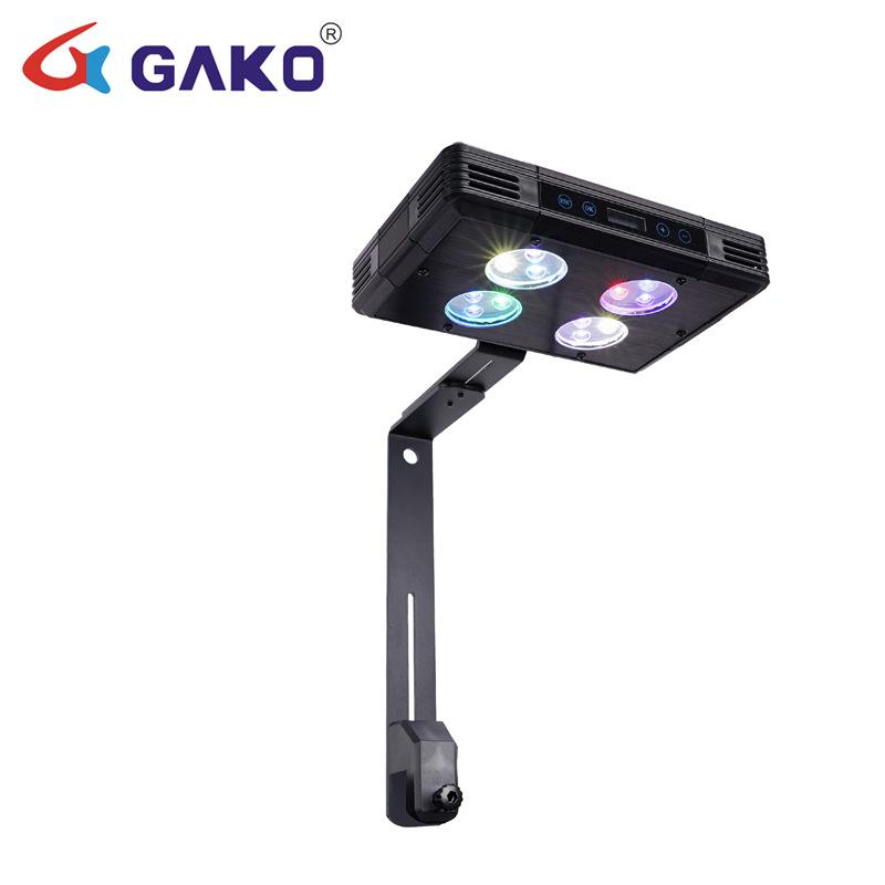 GAKO Coral Light Q2B Full Spectrum LED Clip Light for Small Saltwater and Algae Tanks