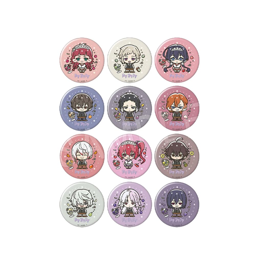 Bungo Stray Dogs Trading Can Badges Fruit Parlor ver. Box of 12