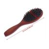 Natural Boar Bristle Brush Comb Anti-Static Oval Hairdressing Hair Styly Solid Wood Beard Brush High-Quality Woman Hairbrush