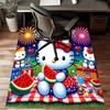 Custom HelloKitty Mat Personalized Name, Polyester Washable Indoor Entryway Rug, Gift for Christmas, Easter, Thanksgiving Day