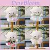 Plush Lamb Keychain With Flower Embroidery For Kids And Adults