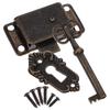 1Set Vintage Lock Set Cabinet Drawer Lock with Key for Jewelry Box Cupboard Cabinet Desk Furniture Zinc Alloy Iron