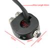 LMoDri Motorcycle 7/8" Momentary Latching Switch 22mm Aluminium Alloy Switches Motorbike  Handle Grips Reset
