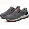 Men Summer Casual Boots Breathable SlipOn Casual Safety Work Shoes Fashion Slip Mens Labor Insurance Puncture Proof Steel Toe Man