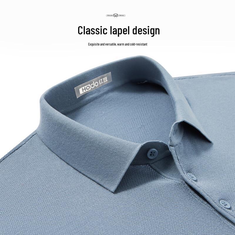 Hodo Men's Silk & Lyocell Polo Knit Sweater