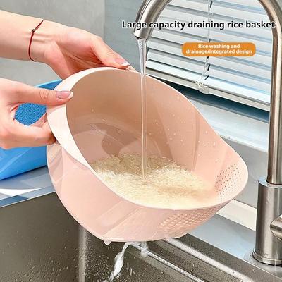 1 STÜCK Gemüse Spülbecken Abflusskorb Reiswaschsieb Für Zuhause Küche Effiziente Reinigung Abtropfen Maschenfilter Verunreinigungen Werkzeug