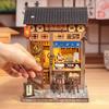 City Walking Series DIY Doll House Toy Decoration 3D Ramen Restaurant Kit  for Kids and Adults