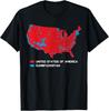 Election Map 2024 United States of America Dumbfuckistan Unisex T-Shirt