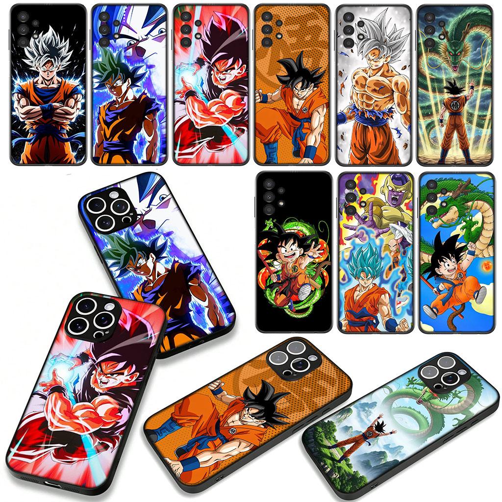 for Samsung Galaxy A25 A37 A57 A12 A14 A31 A41 A50 A51 A70 A71 A72 A21S A04 M15 Note 20 9 8 10 Case Dragons Gokus Balls Super
