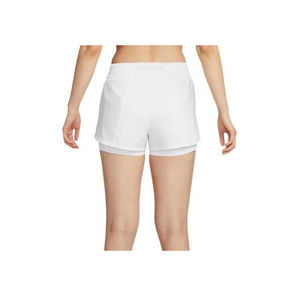 Nike Logo Elastic Waist Casual Shorts Women Bottoms White DX6013-100
