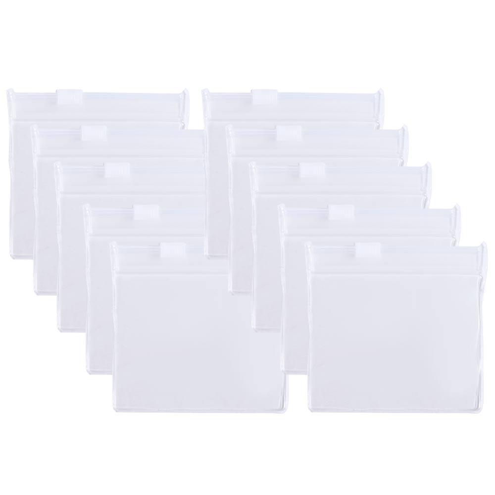 10pcs Clear Pill Bags Portable Ring Storage Holder Bag Self Sealing Pouches  Jewelry